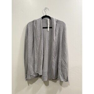 lululemon Hooded Open Sweatshirt With Pockets Grey Sz 6